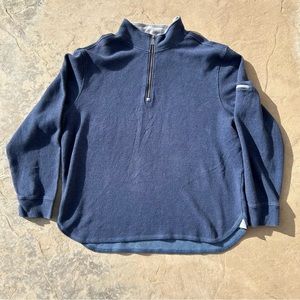 Blue Robert Graham 1/4 Zip